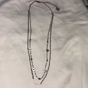 Kendra Scott Abbie Strand necklace Silver